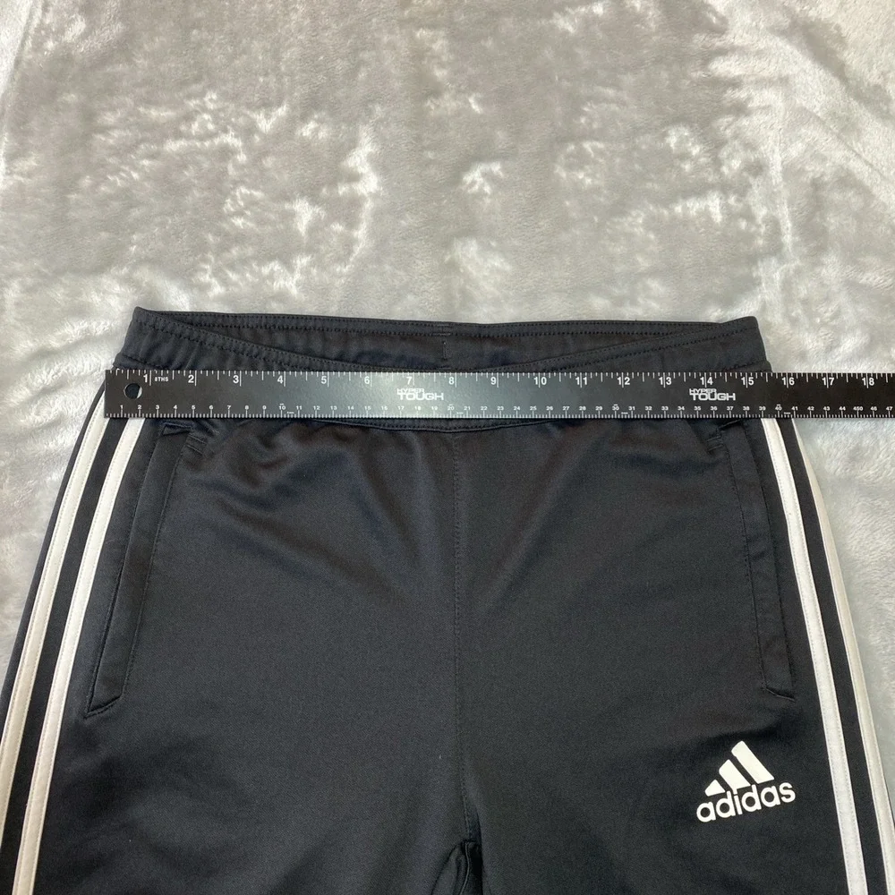 Adidas Tiro Track Pants Youth Large Black White Soccer Training Running Outdoors